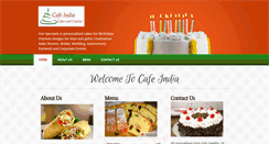 Desktop Screenshot of franklincafeindia.com